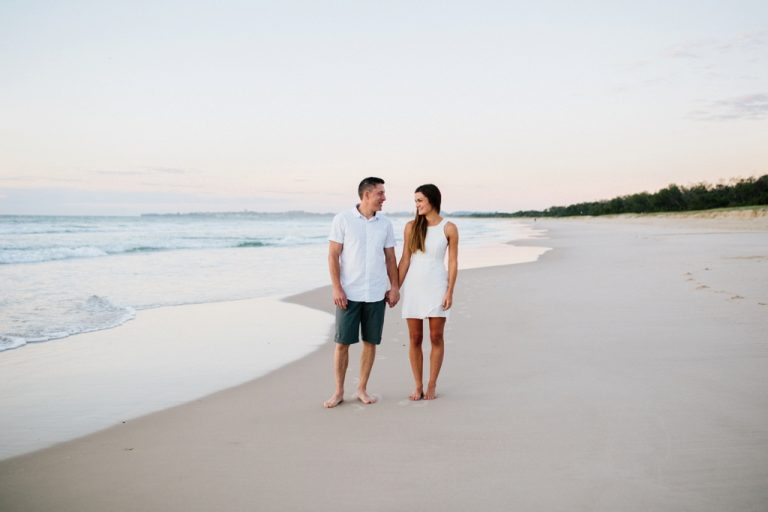 Rhiannon & Andy | engagement + family session | Fingal Heads