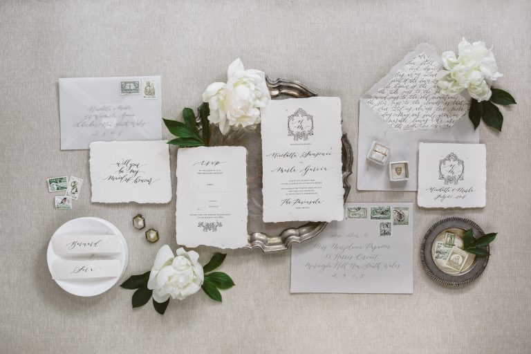 Theoberry Fine Art wedding stationary | The Paris suite